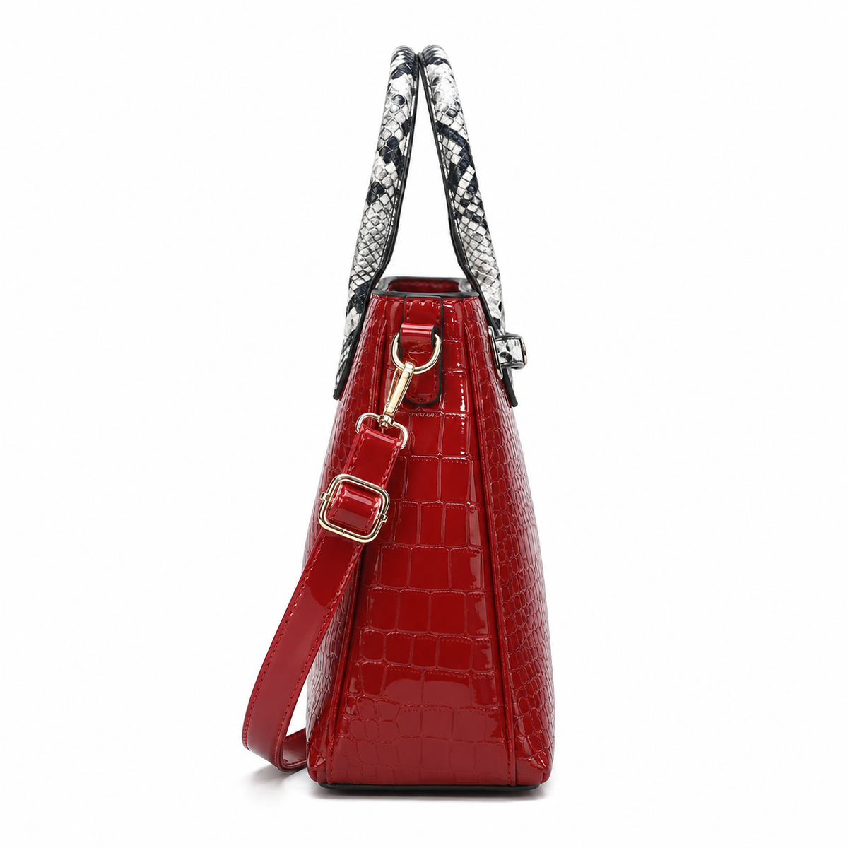 Geometric Handbag — side profile